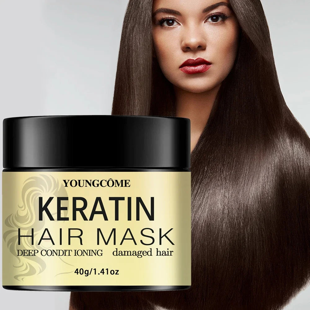 YOUNGCOME Keratin Hair Mask – Deep Conditioning Treatment 210g