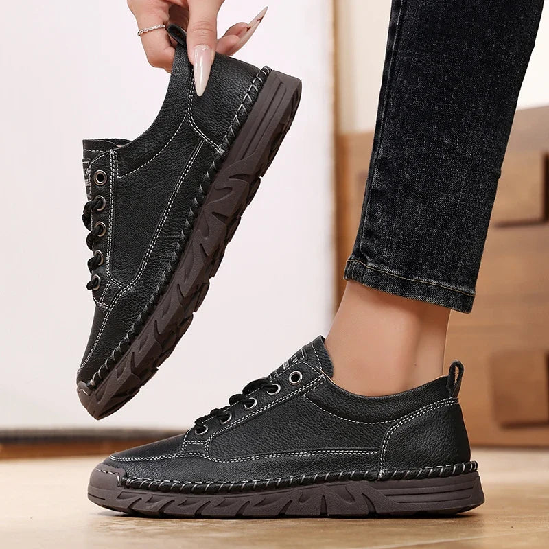 AZGB Women's Retro Casual Sneakers – Thick Sole Anti-Slip Shoes