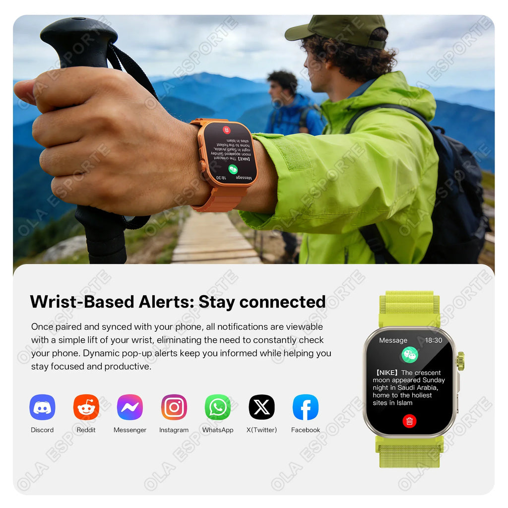 HW12 Smartwatch 2.01" HD Bluetooth Call & Fitness Tracker