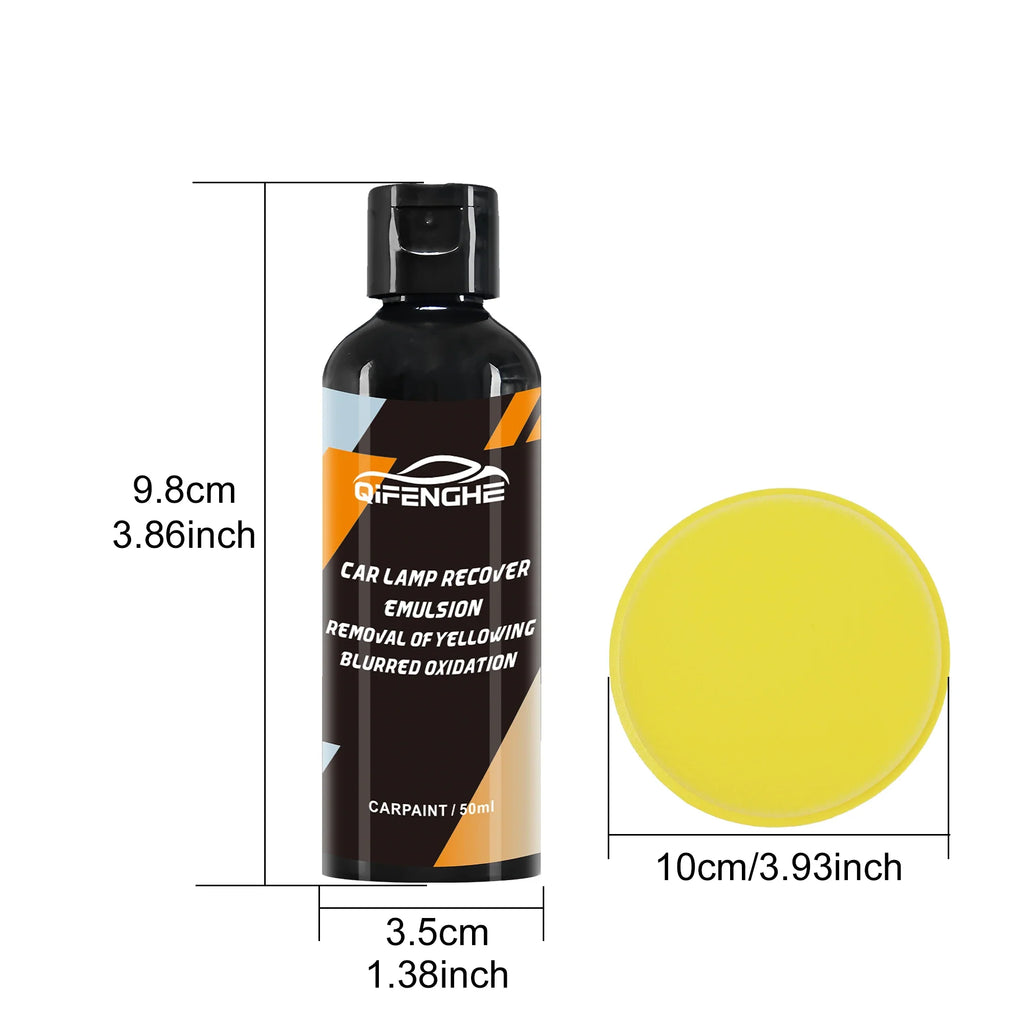 Car Headlight Restoration Kit – Polishing & Cleaning Paste