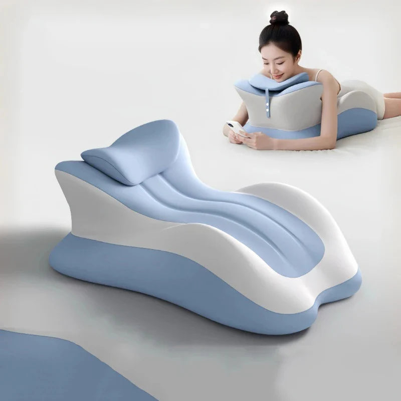 Memory Foam Ergonomic Wedge Pillow – Neck, Leg & Back Support