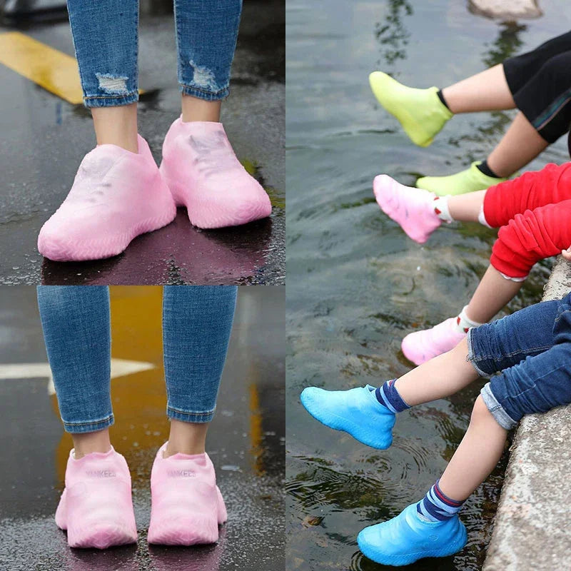 Reusable Silicone Waterproof Rain Shoe Covers – 1 Pair