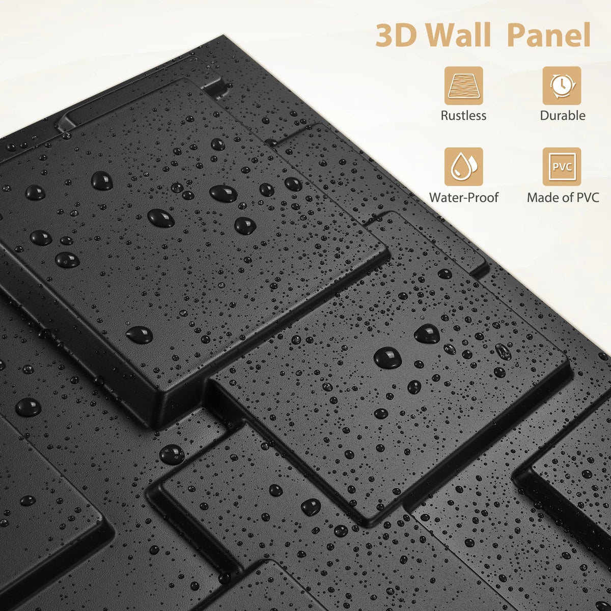 20 3D Pvc Wall Panels Indoor Decoration Living Room Hall Bedroom