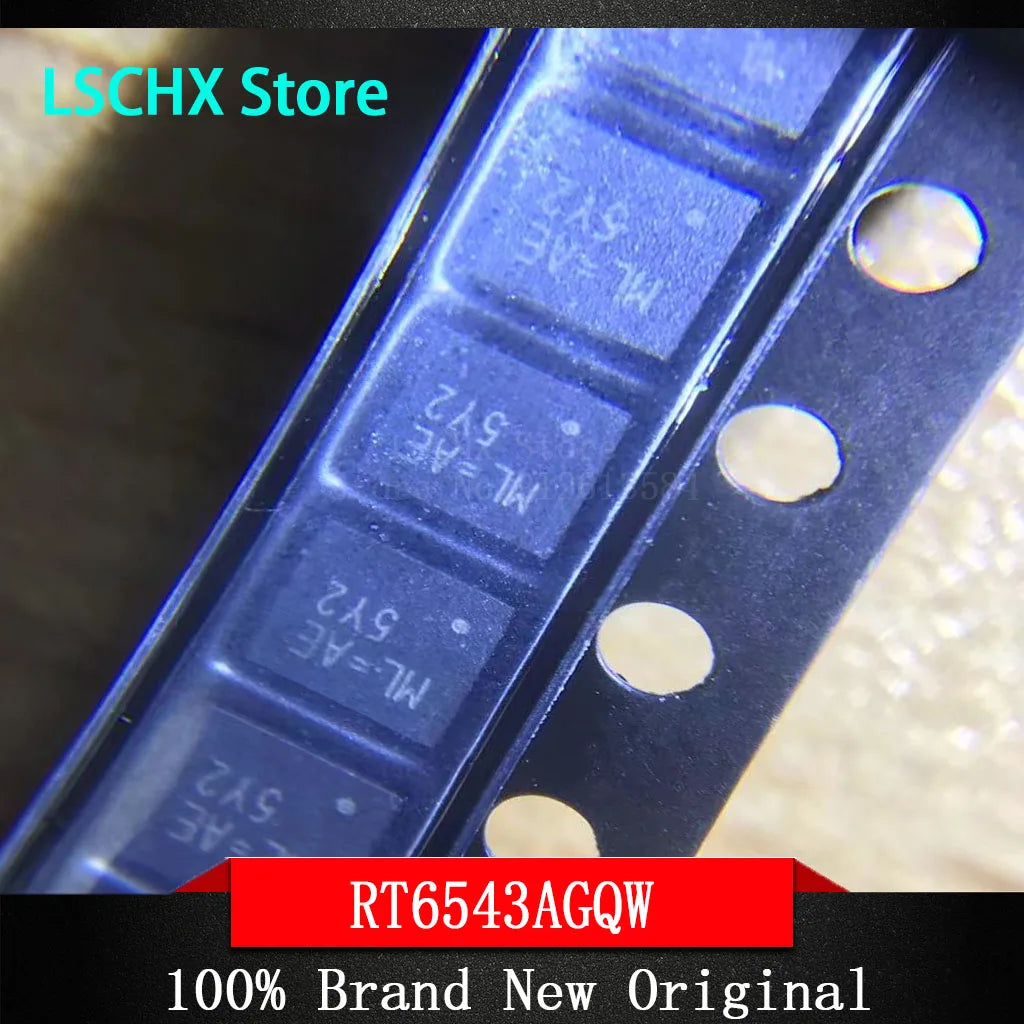 10pcs RT6543AGQW QFN-20 & RT3612EGGQW QFN-32 AC-DC IC Pack