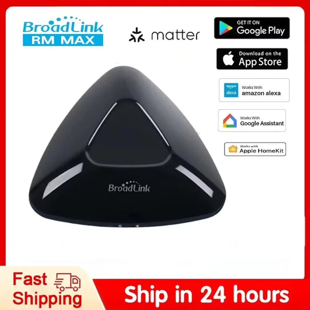 Broadlink Matter RM MAX Smart Home Hub Wi-fi BLE Universal Remote IR
