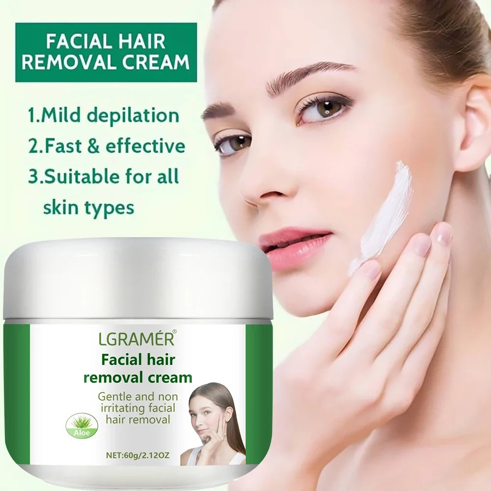 REAROYA Aloe Vera Hair Removal Cream 60g – Painless Depilatory