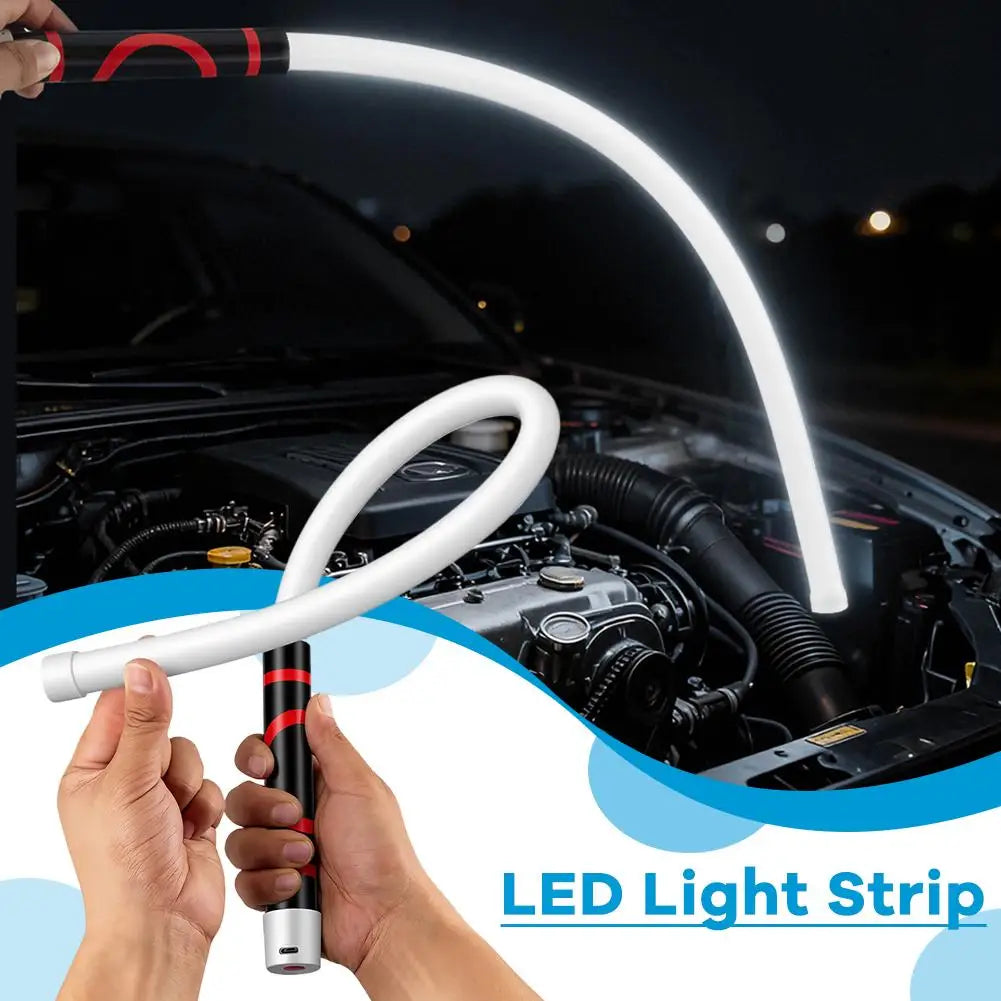 73cm Bendable LED Work Light | Rechargeable Flexible Torch