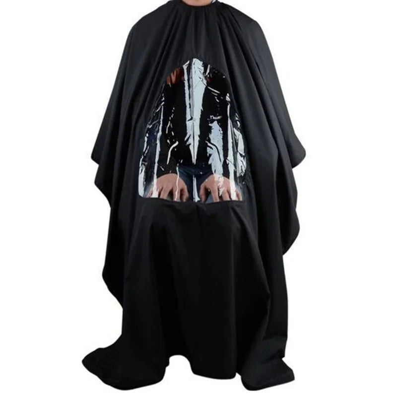 Waterproof Hair Cutting Cape with Phone Window | Salon Barber