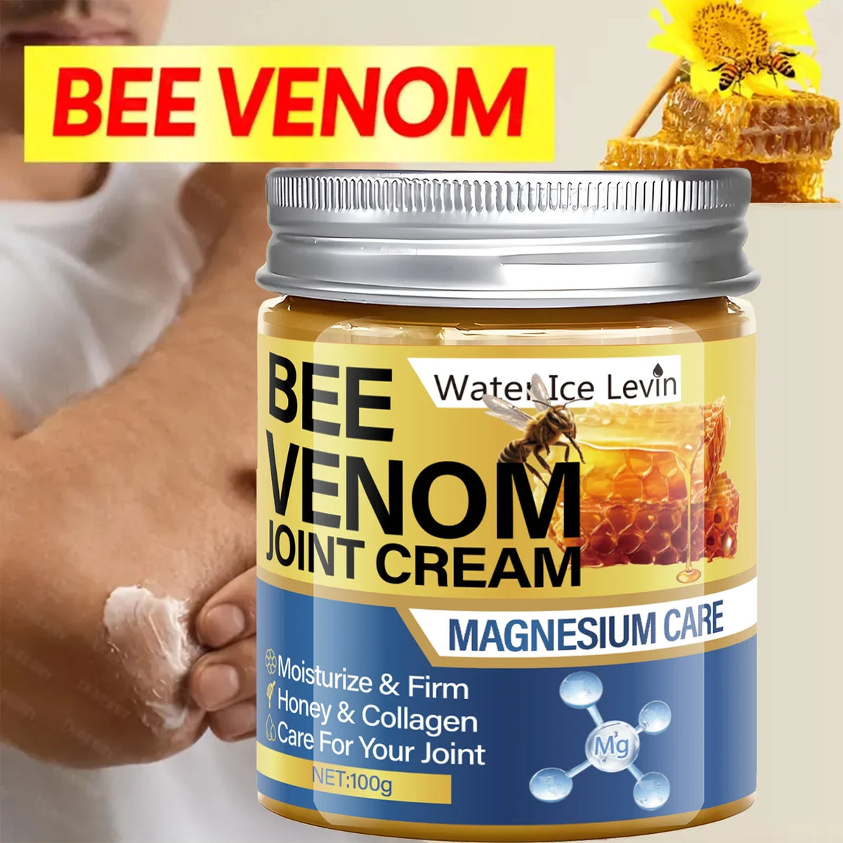 Bee Venom Body Cream – Magnesium & Honey | Firms & Hydrates