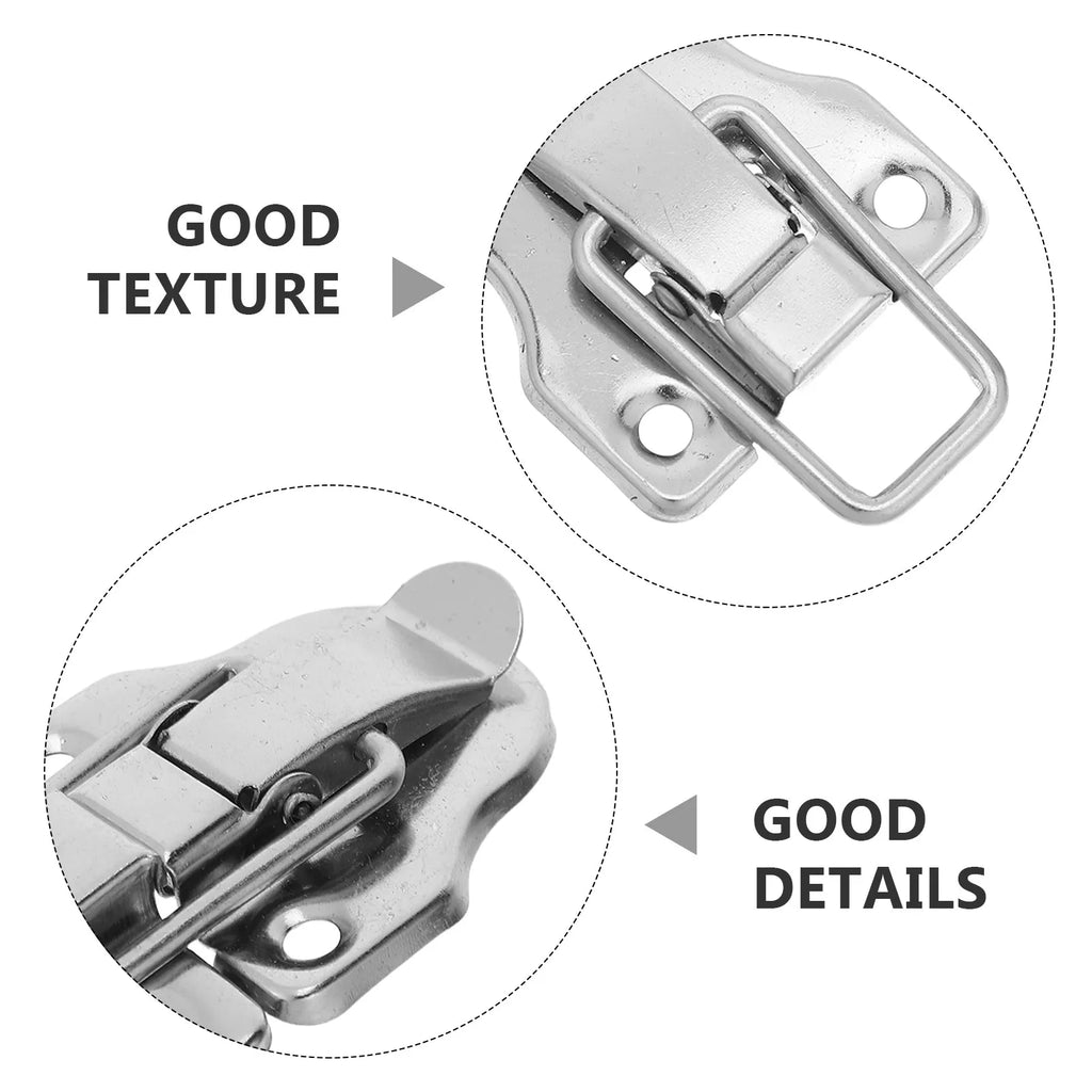 Classical Box Latch Hardware Decorative Metal Hasp Toggle Lock Wood