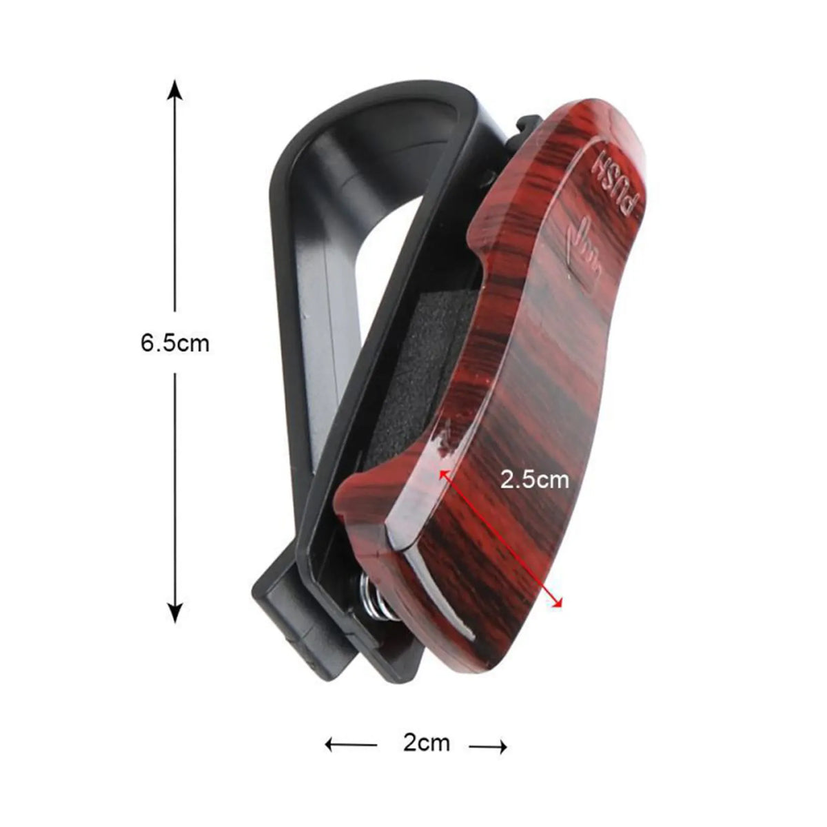 Car Sun Visor Sunglasses Clip Holder & Eyeglasses Organizer