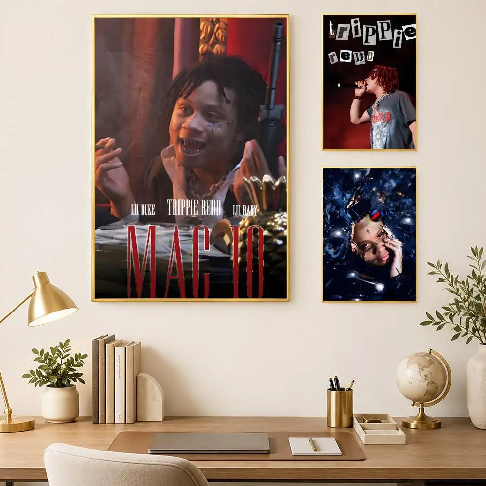Trippie Redd Wall Poster – Self-Stick Waterproof HD Wall Art