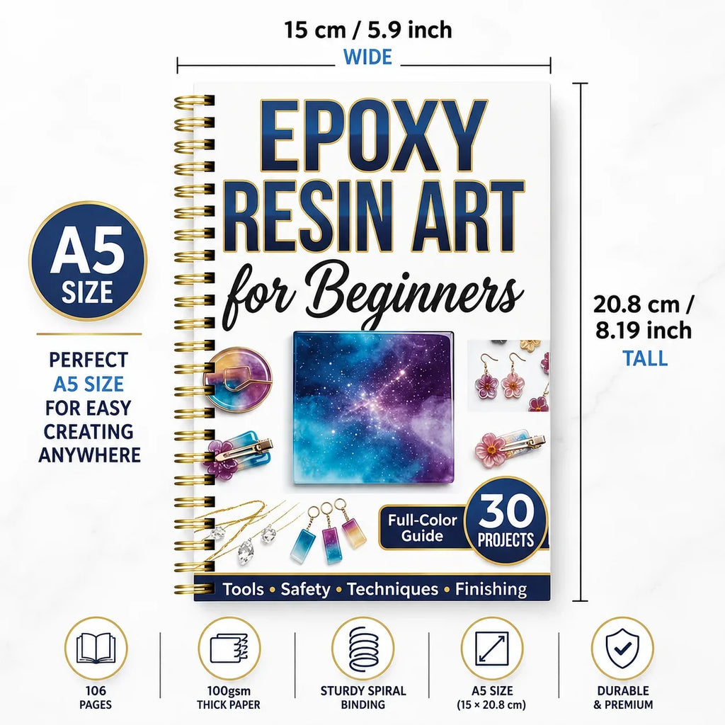 Introduction A5 Spiral Guide Epoxy Resin Art 30 Full Handmade