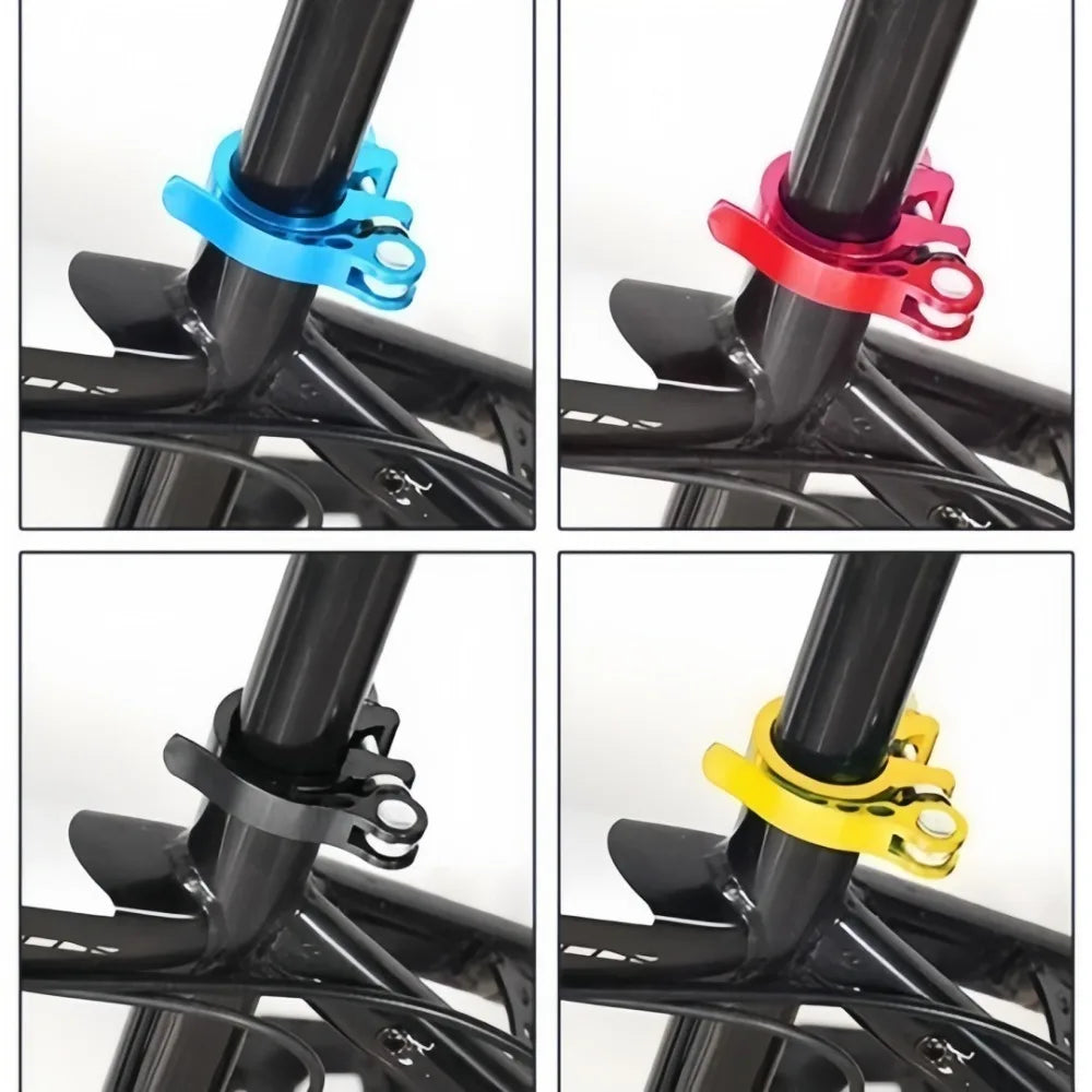 31.8mm Quick Release Bike Seatpost Clamp – Aluminum MTB Road