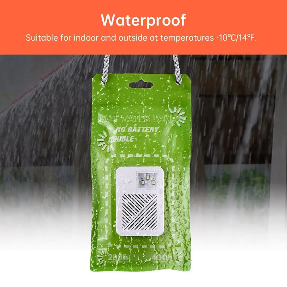 Portable Salt Water Powered LED Lantern Eco-friendly Emergency