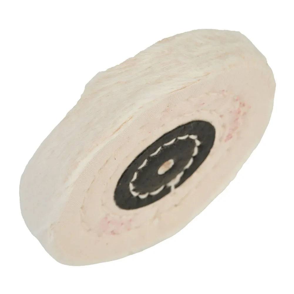50- White Cotton Lint Cloth Buffing Wheel Gold Silver Jewelry Mirror