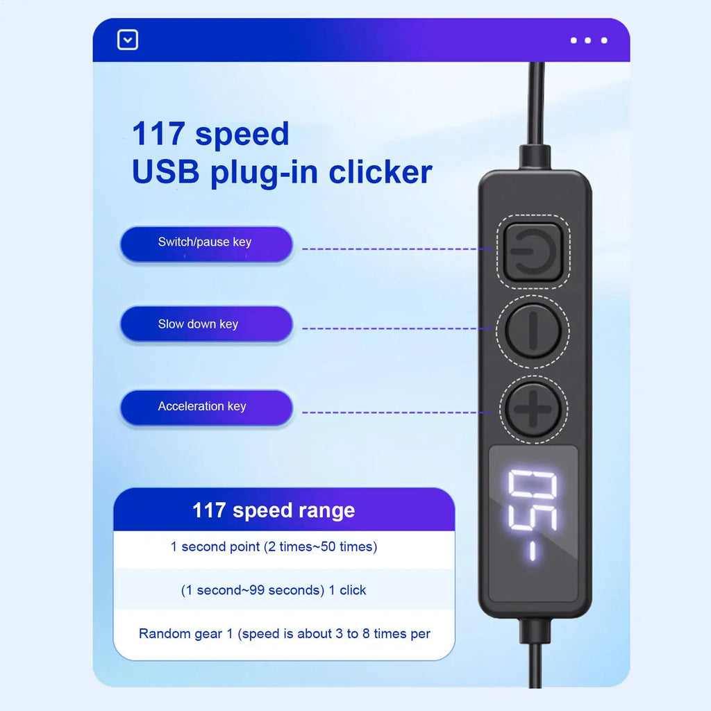USB Auto Phone Screen Clicker – Silent Tapper for Games & Streams