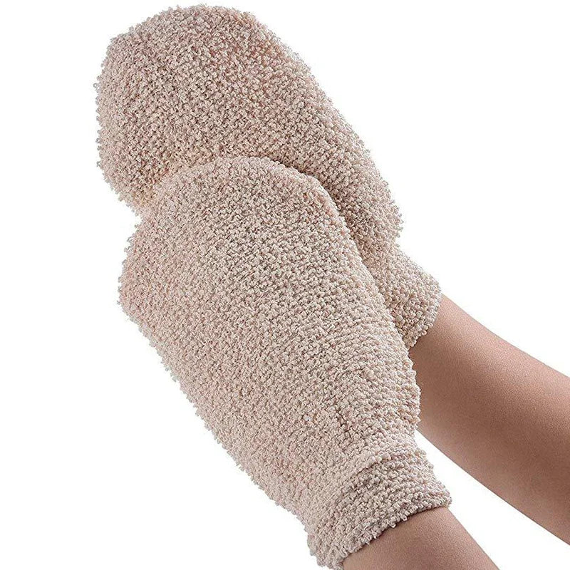 Exfoliating Bath Glove | Hemp & Bamboo Fiber Scrubber