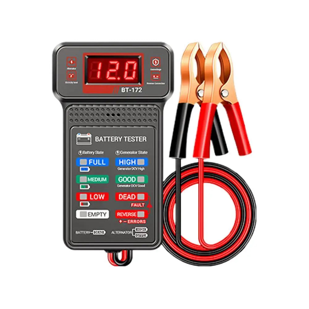 12V Car Battery Tester – Voltage, Capacity & CCA Diagnostic