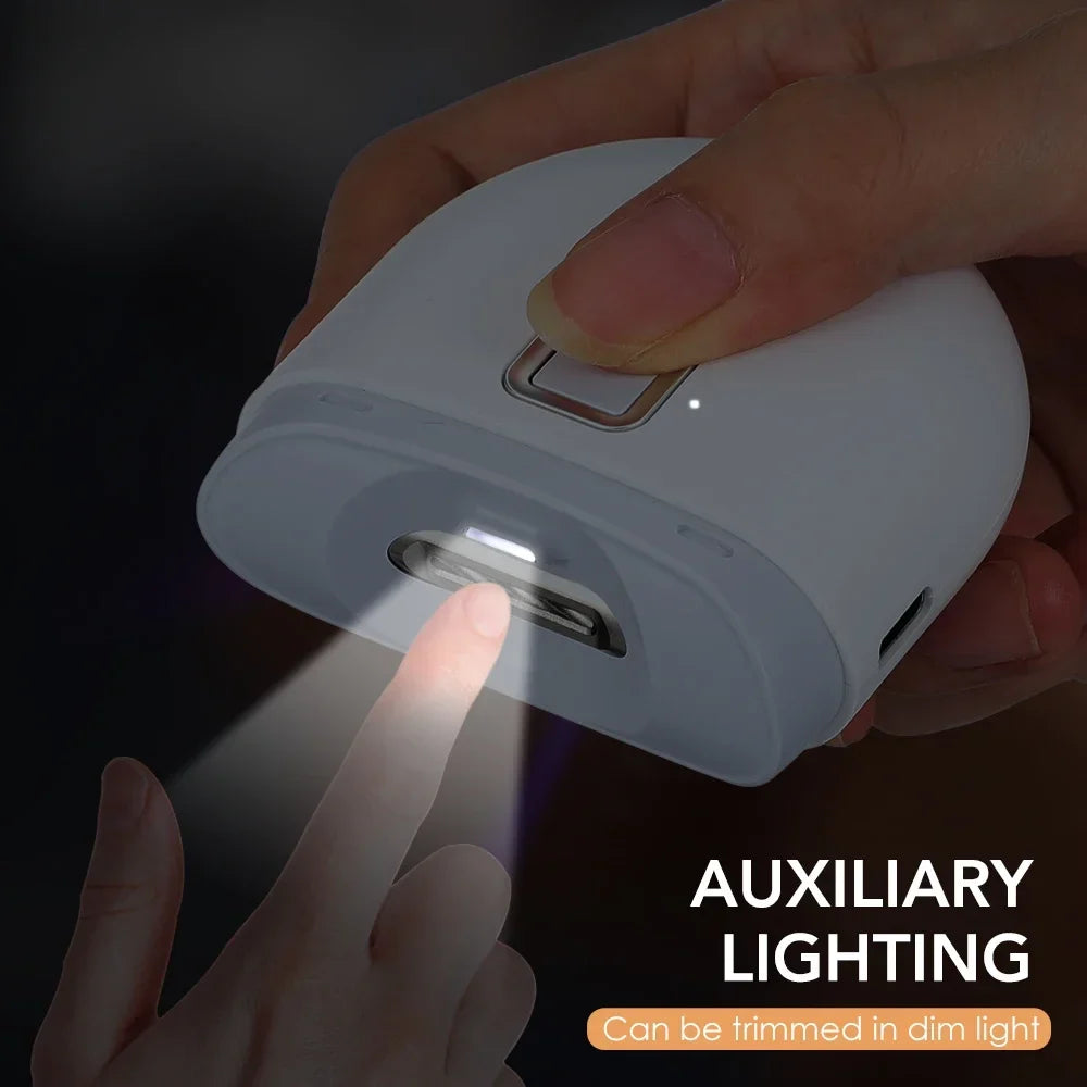 AFDEAL Electric Nail Clipper LED Light – Baby, Adult & Pet