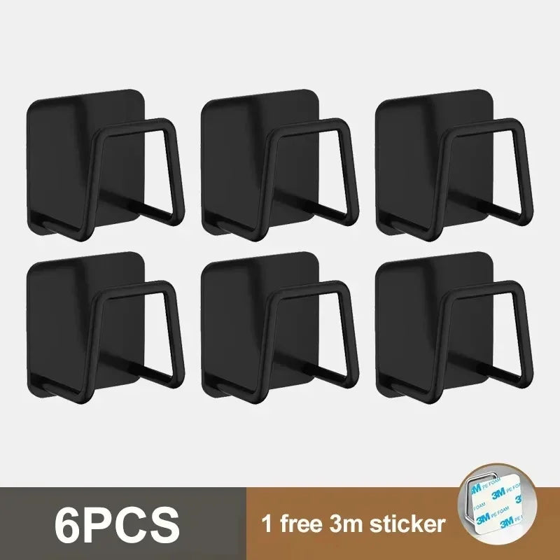 Stainless Steel Wall-Mounted Sponge Holder & Kitchen Rack