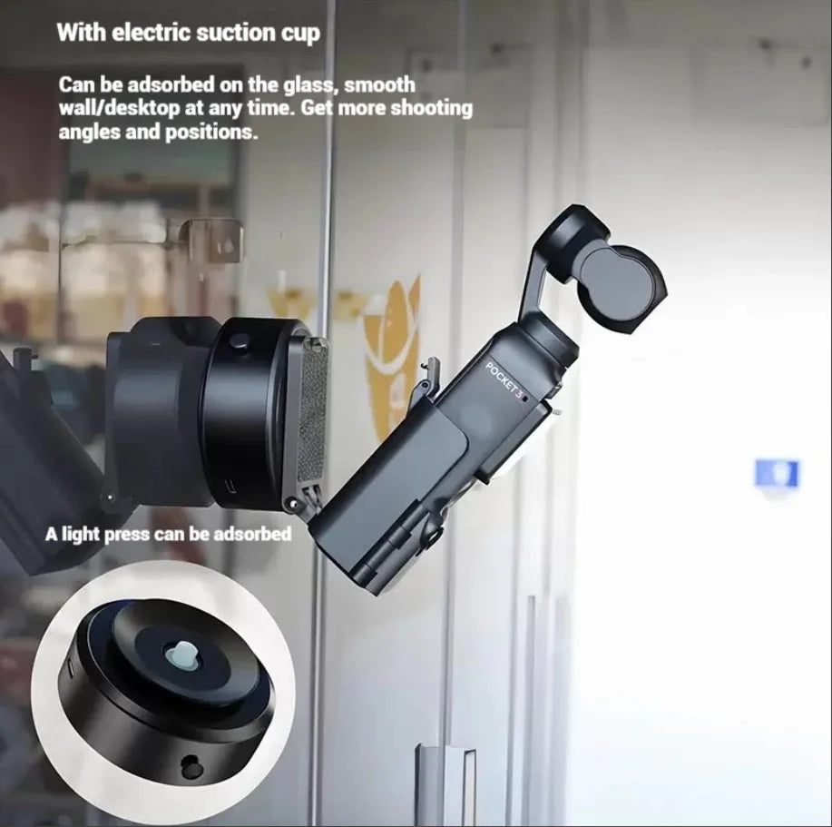 Magnetic Mount Bracket for DJI Osmo Pocket 3 & Pocket 4