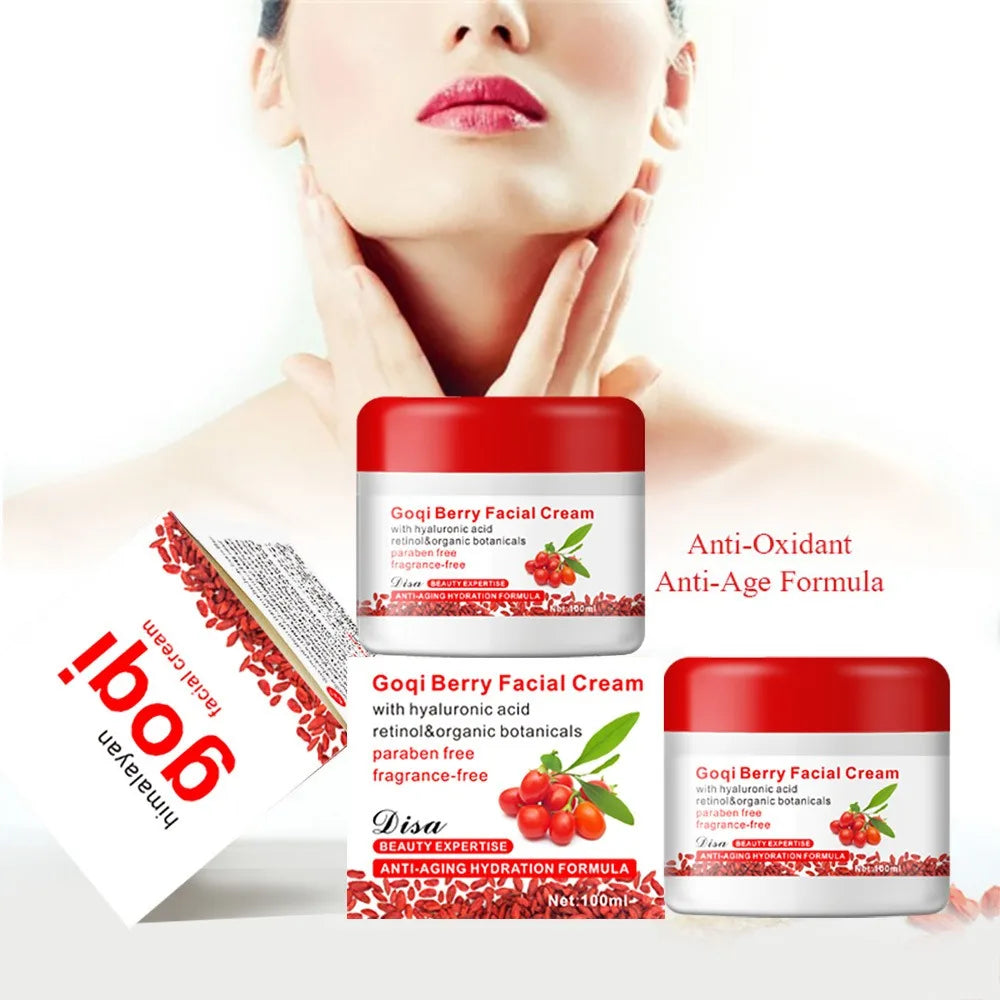 Wolfberry Goji Face Cream – Hyaluronic Acid Anti-Aging Moisturizer