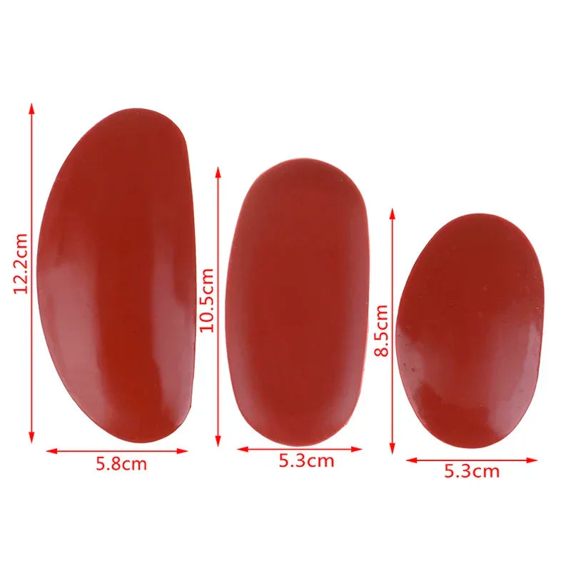 3-Piece Silicone Clay Rib Scraper Set – Pottery & Ceramics