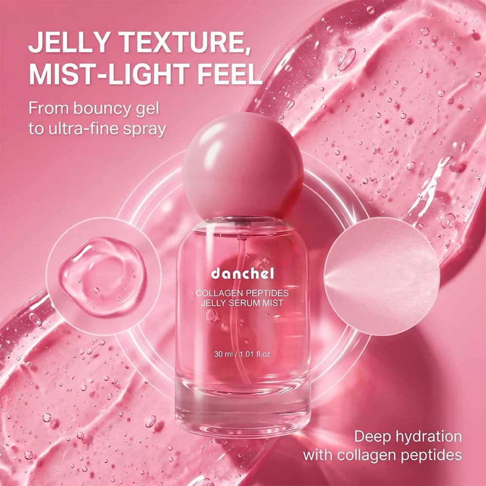Korean Collagen Peptides Jelly Serum Mist | Hydrating Face Spray