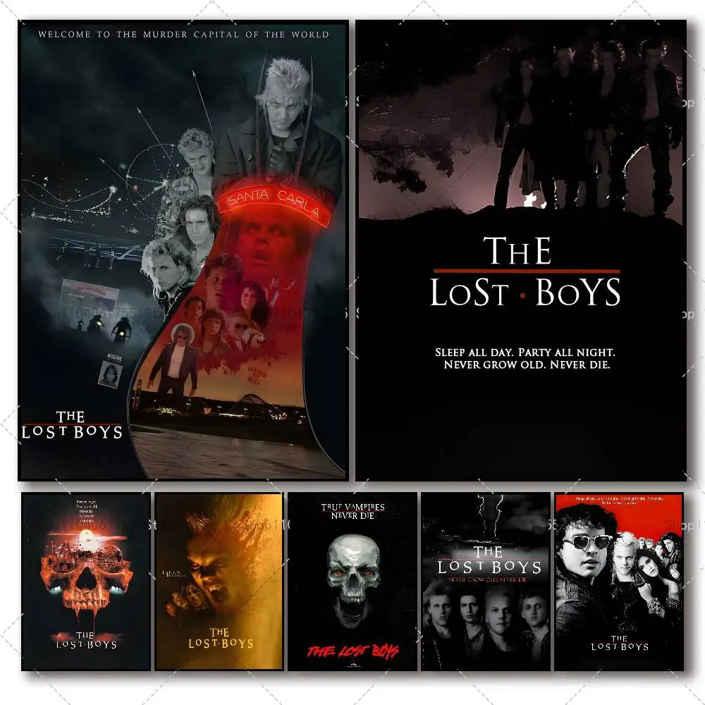 Lost Boys 1987 Classic Movie Poster – Self-Adhesive Wall Art