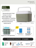 Camping Picnic Cooler Outdoor Car Portable Incubator Ice Bucket Stall