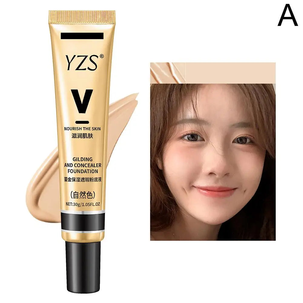 Waterproof Full Coverage Liquid Foundation Primer & Concealer