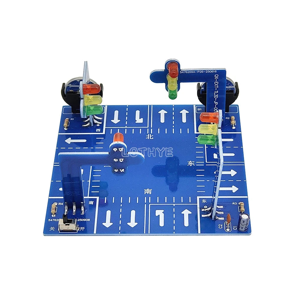 Traffic Signal Light DIY Soldering Kit – STEM Electronics