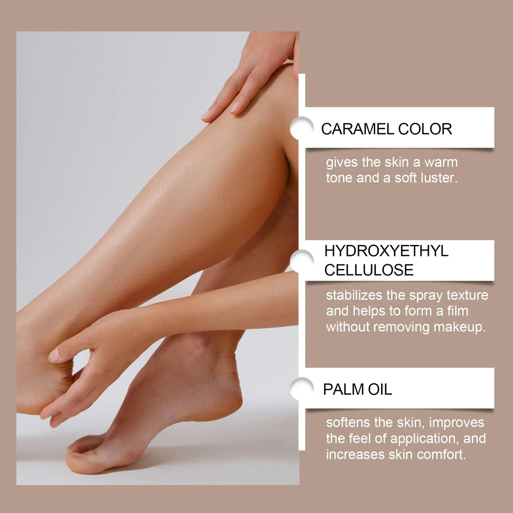 OceAura Waterproof Leg Makeup Spray – Coverage & Glow | 100ml