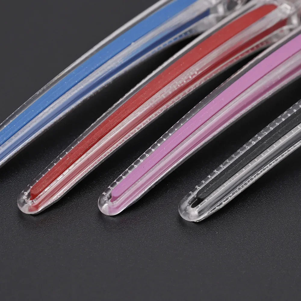 12-Pack Pro Seamless Alligator Hair Clips | Salon Sectioning Set