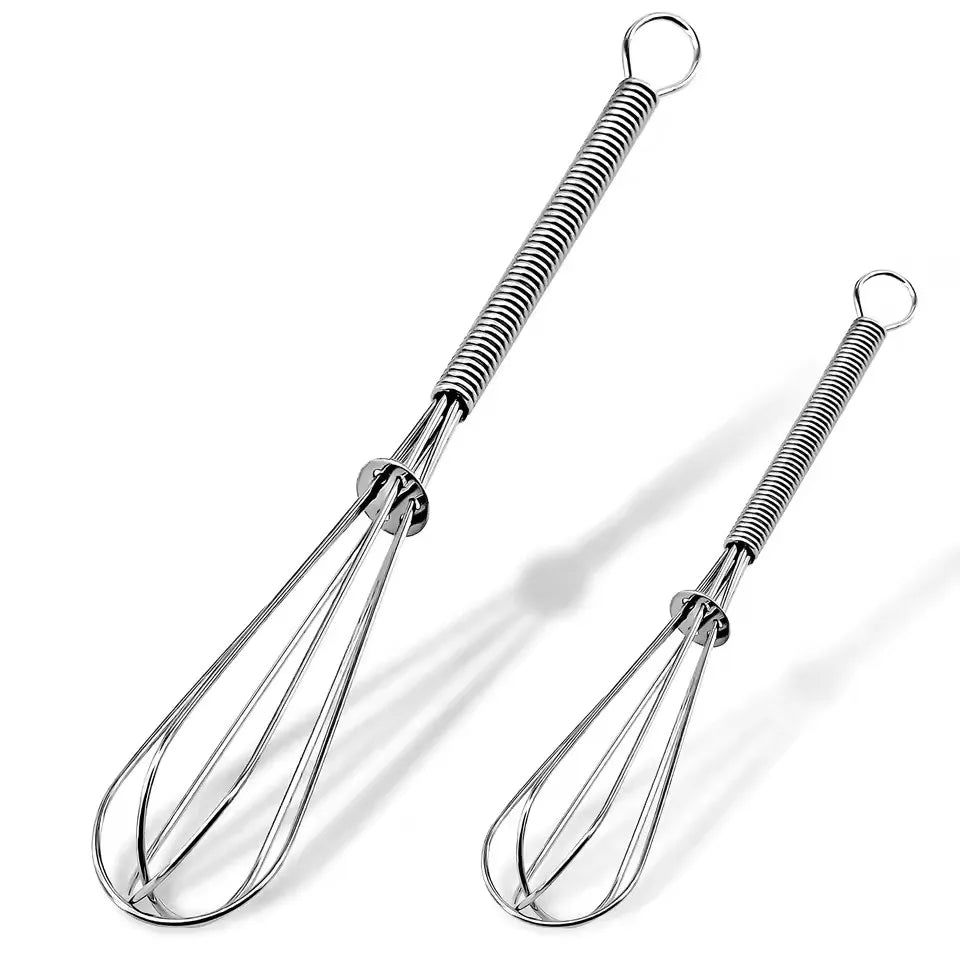 Mini Stainless Steel Manual Egg Whisk – Kitchen Wire Beater