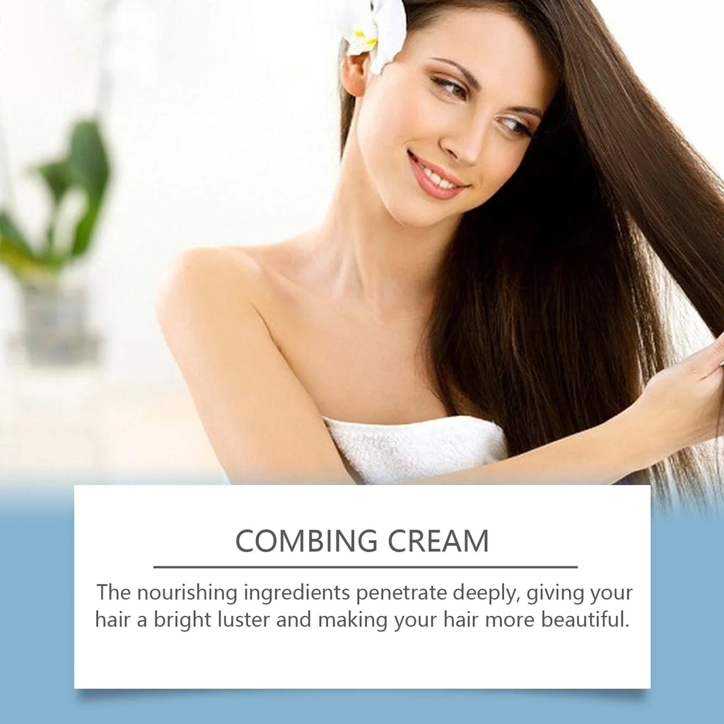 HOEGOA Combing Cream – Frizzy Curly Hair Repair Conditioner