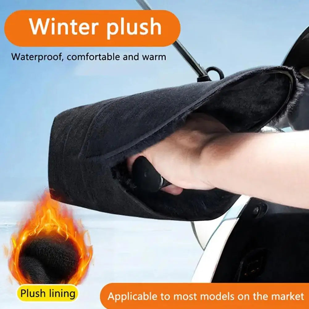 Motorcycle Handlebar Gloves – Waterproof, Windproof & UV Protection