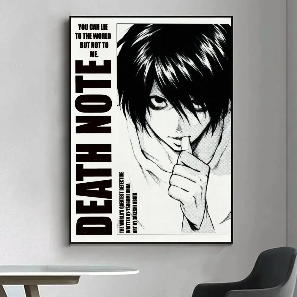 Death Note Anime Poster – HD Waterproof Wall Art Decor
