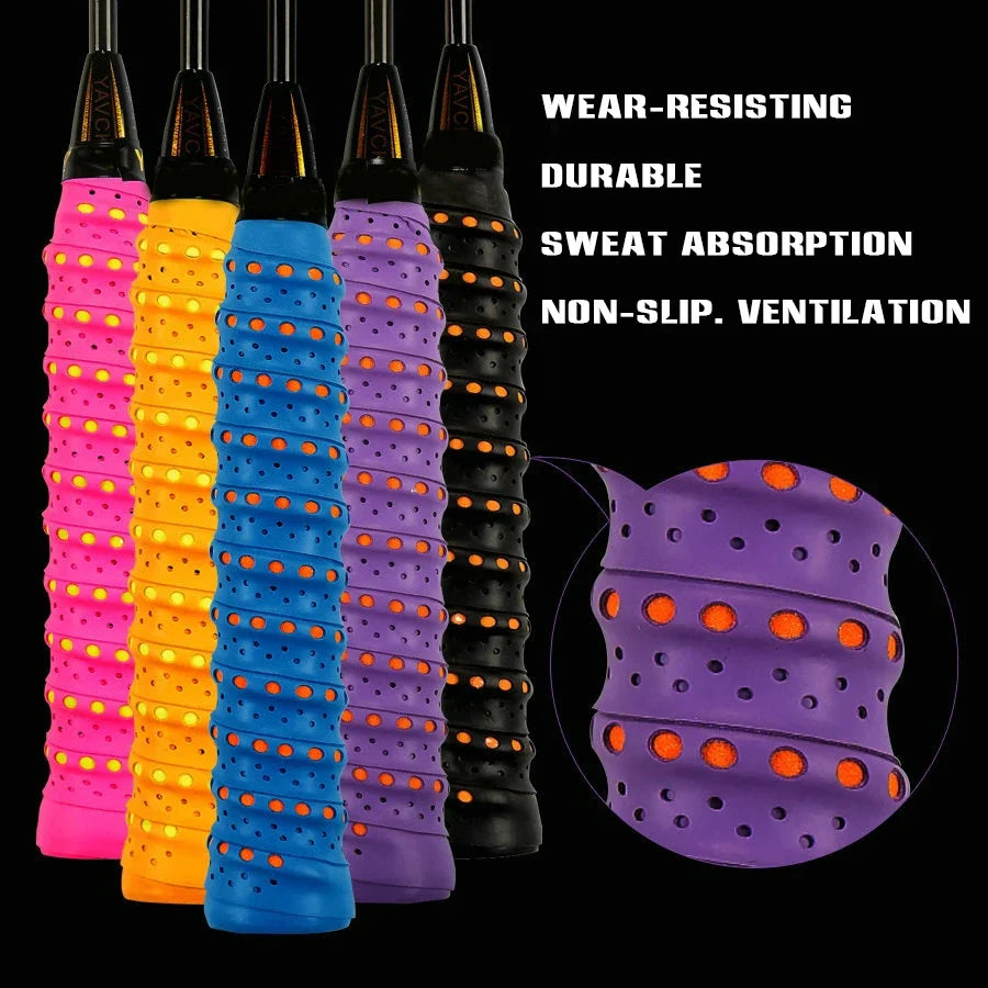 Tennis Racket Grip Tape 110cm Stretchy PU Anti-Slip Handle Wrap