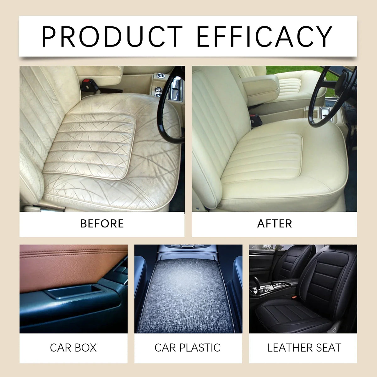 Rayhong 60ml Leather Repair Paste – Car Seat & Sofa Filler
