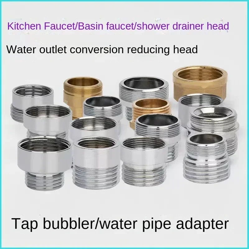 Brass Faucet Thread Coupler 1/2" to M16–M28 | Kitchen & Bath