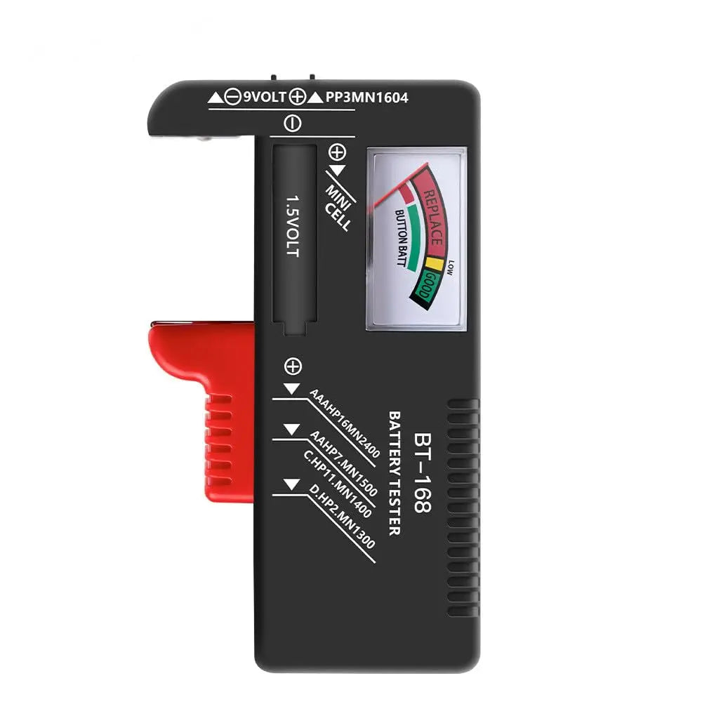 BT-168 Universal Battery Tester – AA AAA C D 9V Button Cell