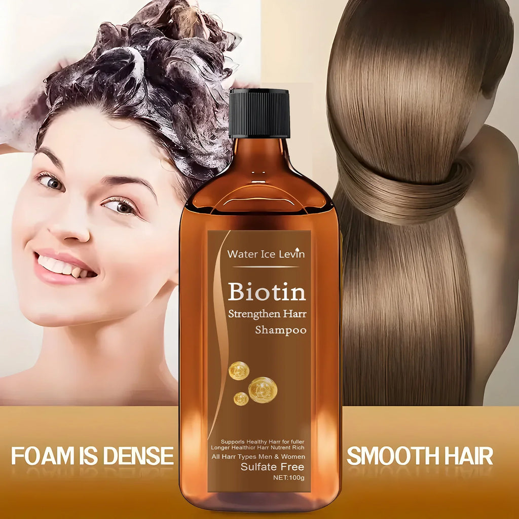 Biotin & Keratin Hair Growth Shampoo – Anti-Hair Loss Unisex