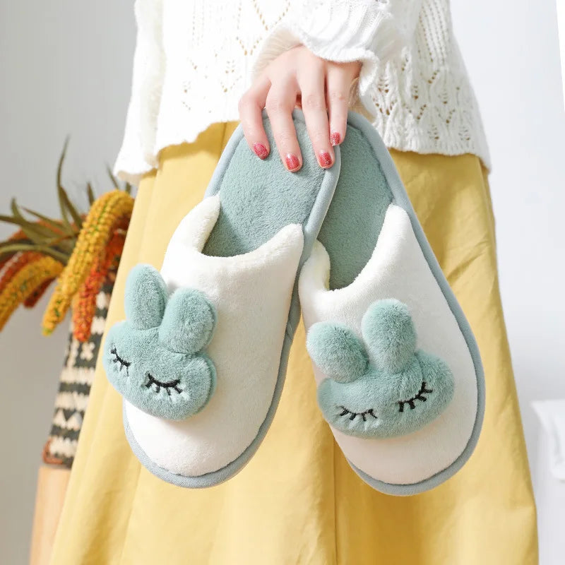 Women's Bow Slippers – Soft Warm Indoor House Shoes
