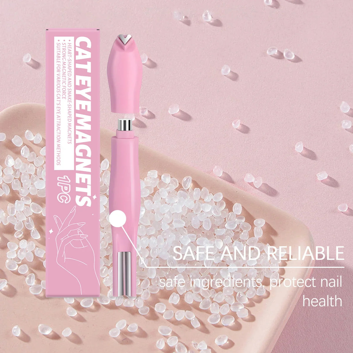 Cat Eye Nail Art Magnet Stick – DIY Magnetic Nail Tool