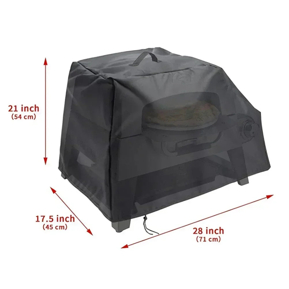 Pizza Oven Cover 600D Oxford – Waterproof & Windproof | 71×45×54cm