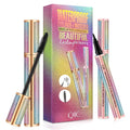 QIC 5D Fiber Mascara & Liquid Eyeliner Set – Waterproof