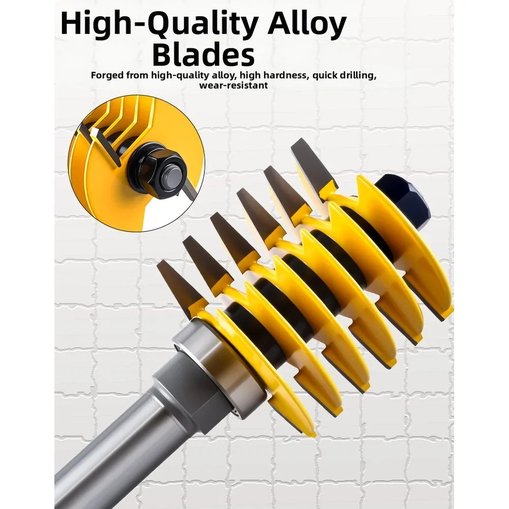 2-Tooth Finger Joint Router Bit – Wood, MDF & Plastic Edge Trimmer