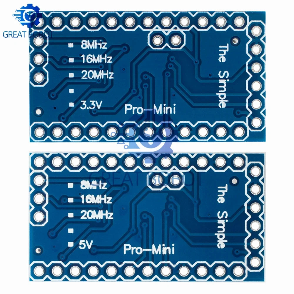 Pro Mini ATMEGA328P 5V/16MHz & 3.3V/8MHz Arduino Board
